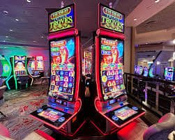 Aplikasi sga slot di layar smartphone menampilkan menu permainan slot dan kasino langsung